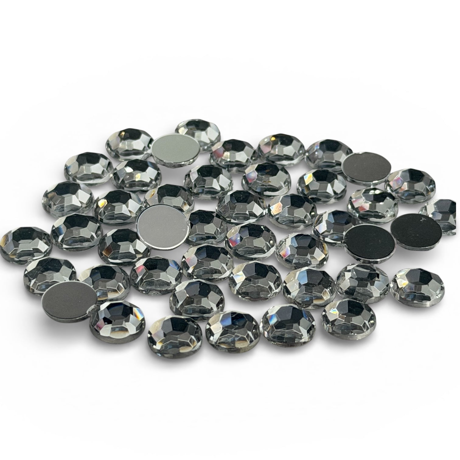 Clear Rhinestone Rings Clear Flat Back Acrylic Rhinestones | Bling in the Ring