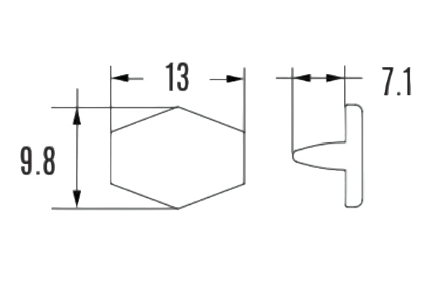 hex spot diagram