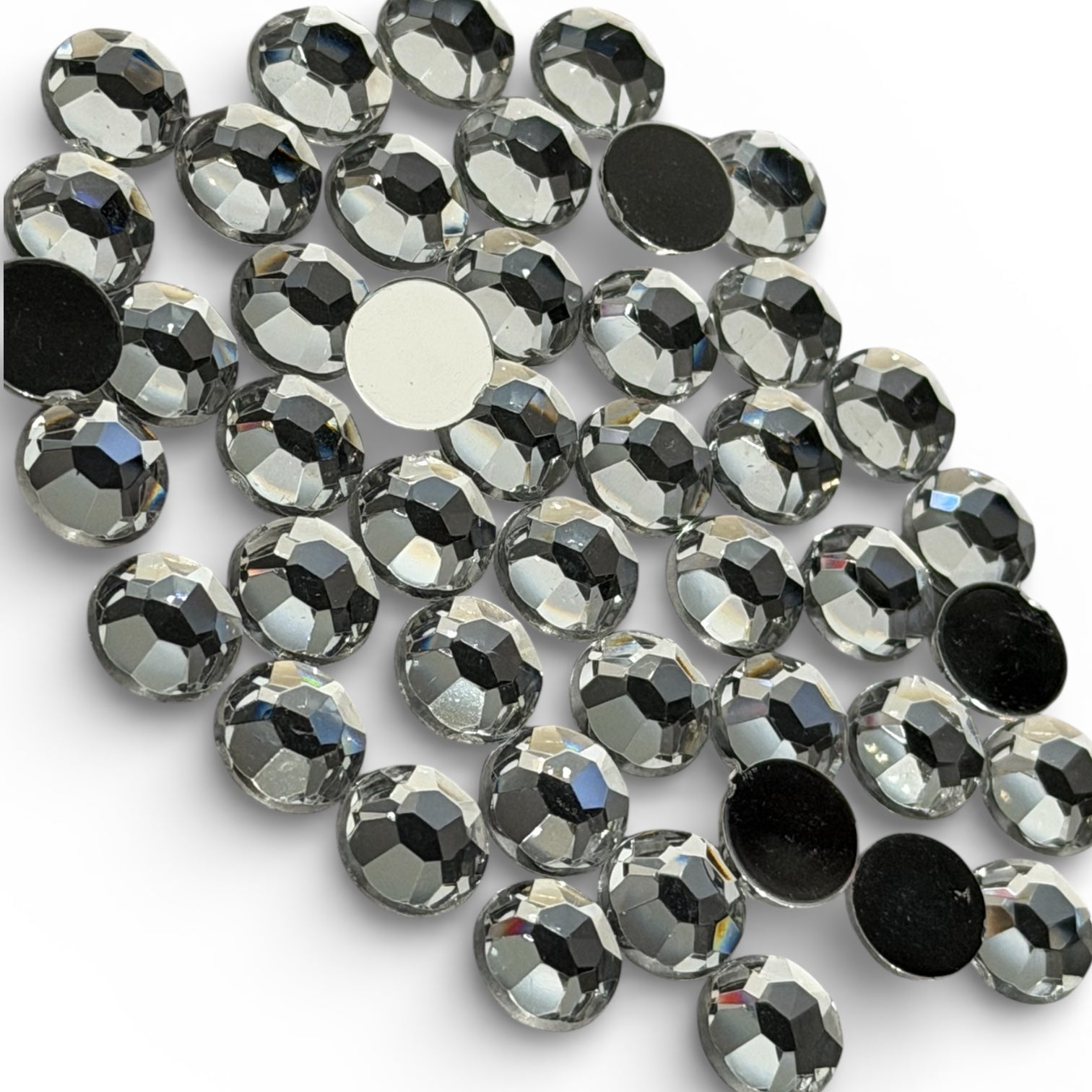 Clear Rhinestone Rings Clear Flat Back Acrylic Rhinestones | Bling in the Ring