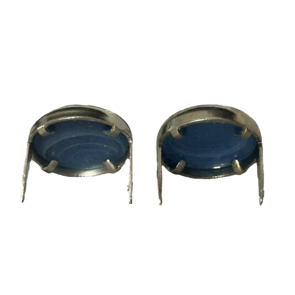 Denim Mounted Variegated Gems 11mm - Bling in the Ring