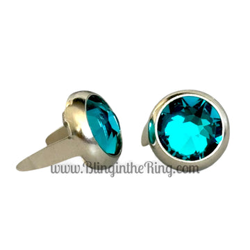 World Famous “Bling in the Ring” Crystals 34SS Blue Zircon - Bling in the Ring