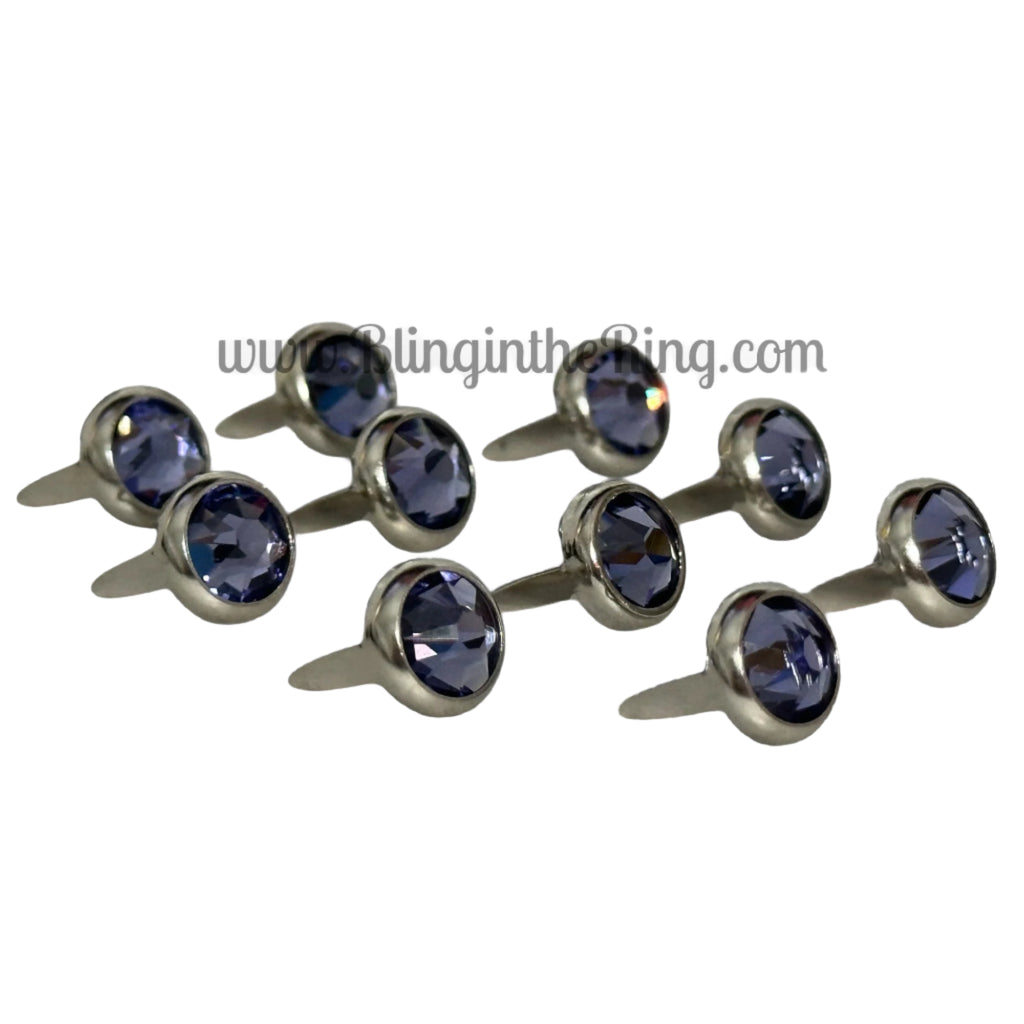 World Famous “Bling in the Ring” Crystals 34SS Tanzanite - Bling in the Ring