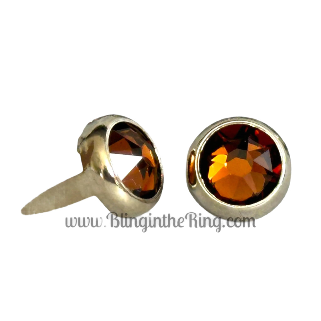 World Famous “Bling in the Ring” Crystals 34SS Smoked Topaz - Bling in the Ring