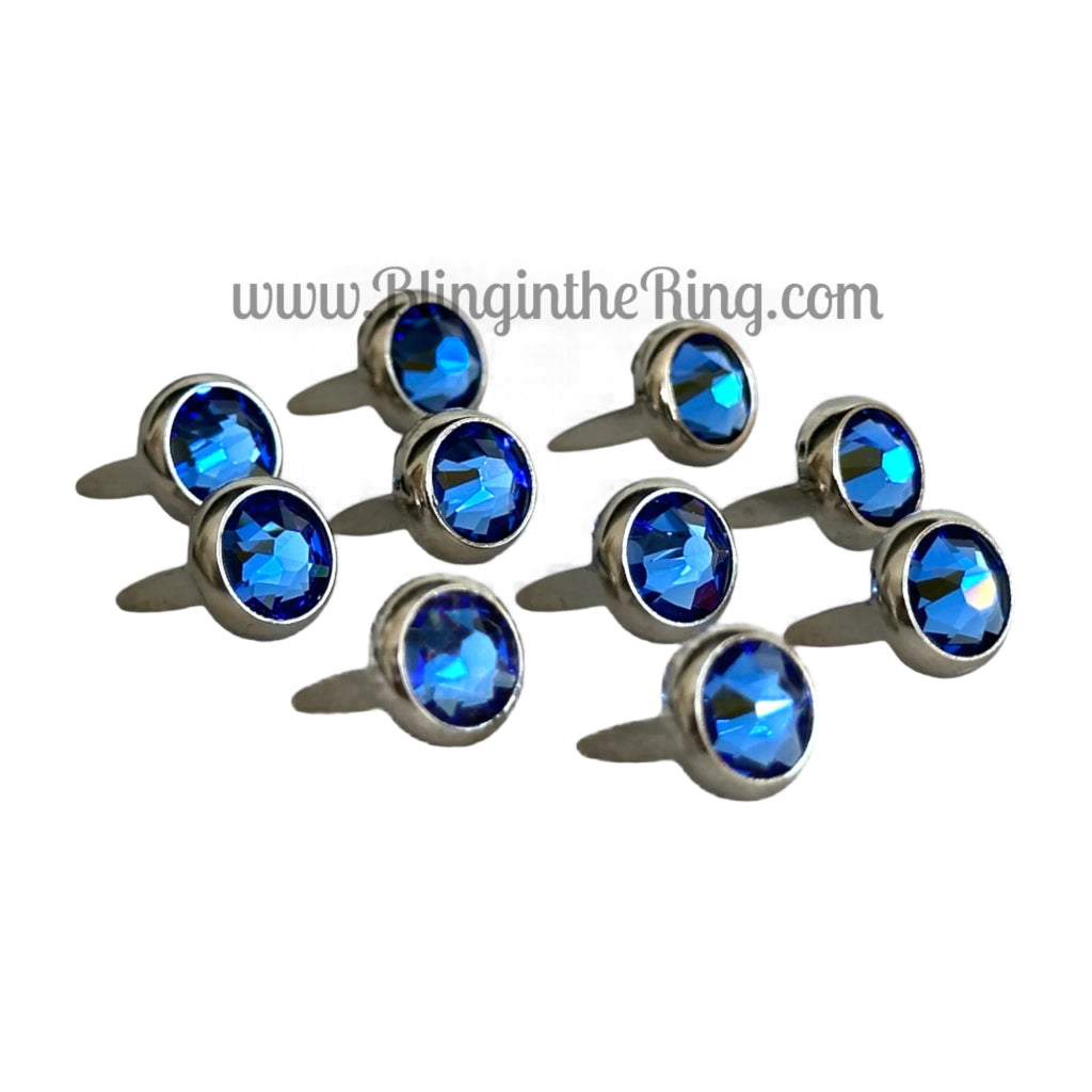 World Famous “Bling in the Ring” Crystals 34SS Sapphire - Bling in the Ring