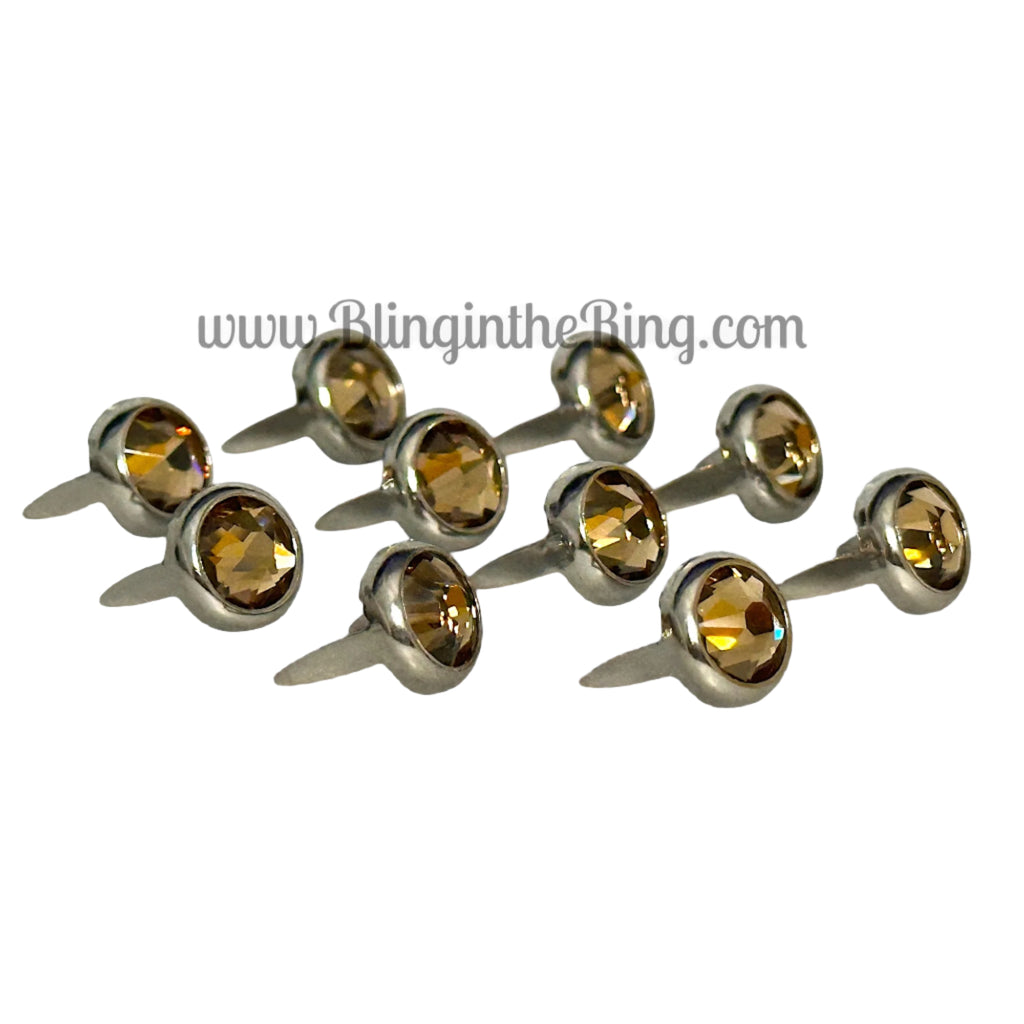 World Famous “Bling in the Ring” Crystals 34SS Light Colorado Topaz - Bling in the Ring