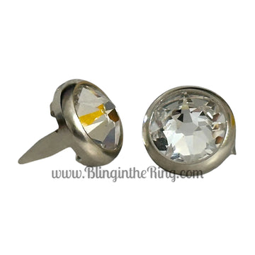 World Famous “Bling in the Ring” Mounted Crystals 40SS 3/8” Clear - Bling in the Ring