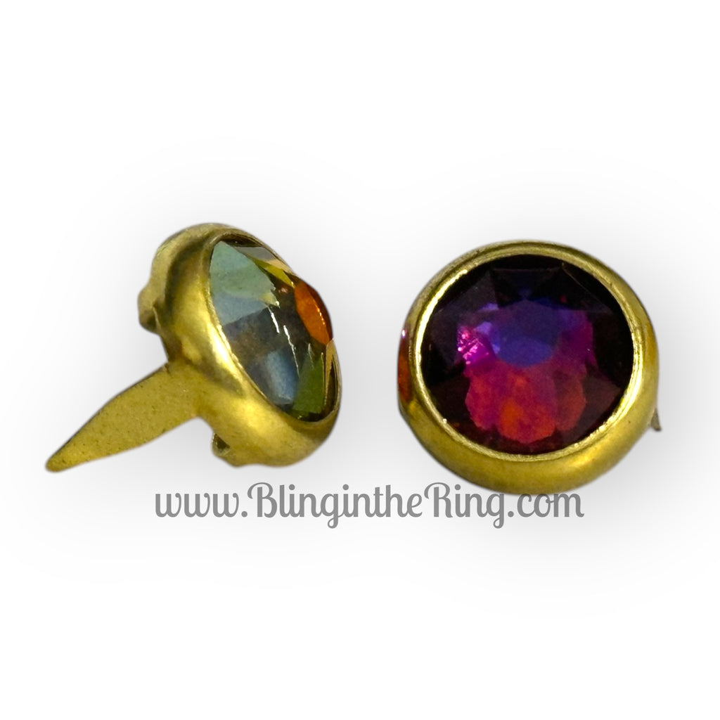 World Famous “Bling in the Ring” Mounted Crystals 40SS 3/8” Crystal Volcano - Bling in the Ring