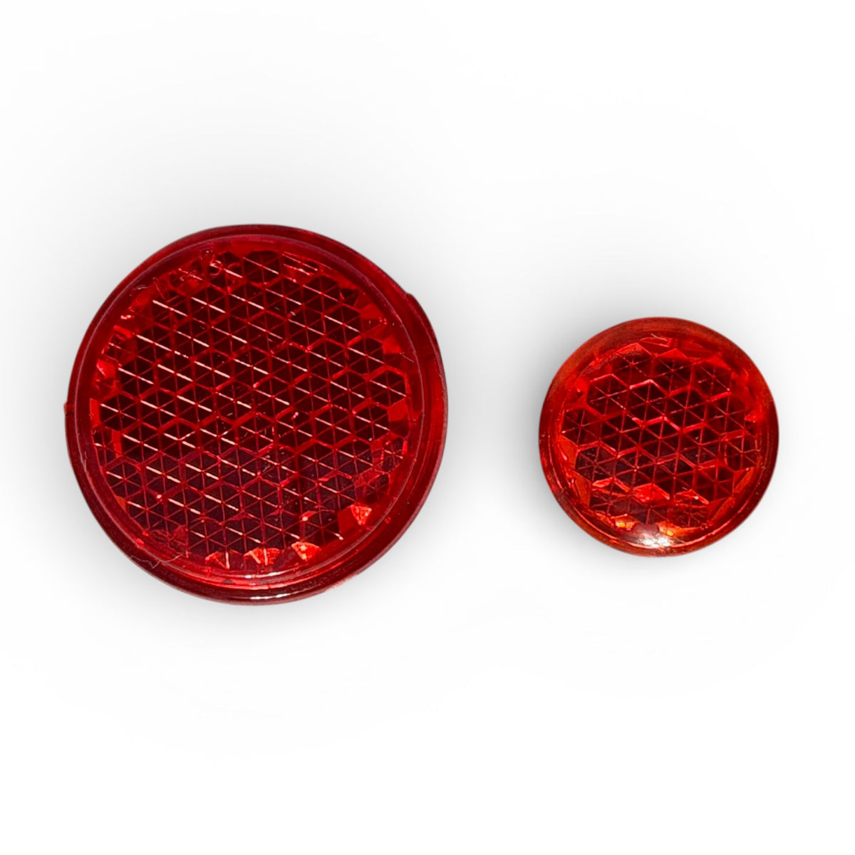 Round Reflector Insert 15mm & 25mm – Red Reflector – Bling in the Ring