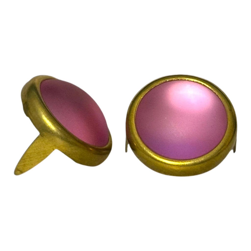 Pink Matte Mounted Cabochon 15mm - Bling in the Ring
