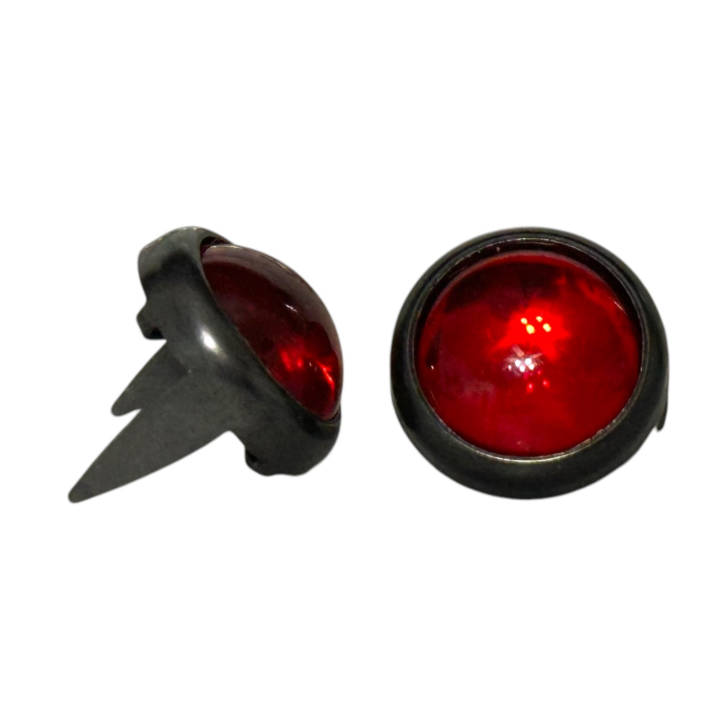 Red Mounted Cabochons 11mm - Bling in the Ring