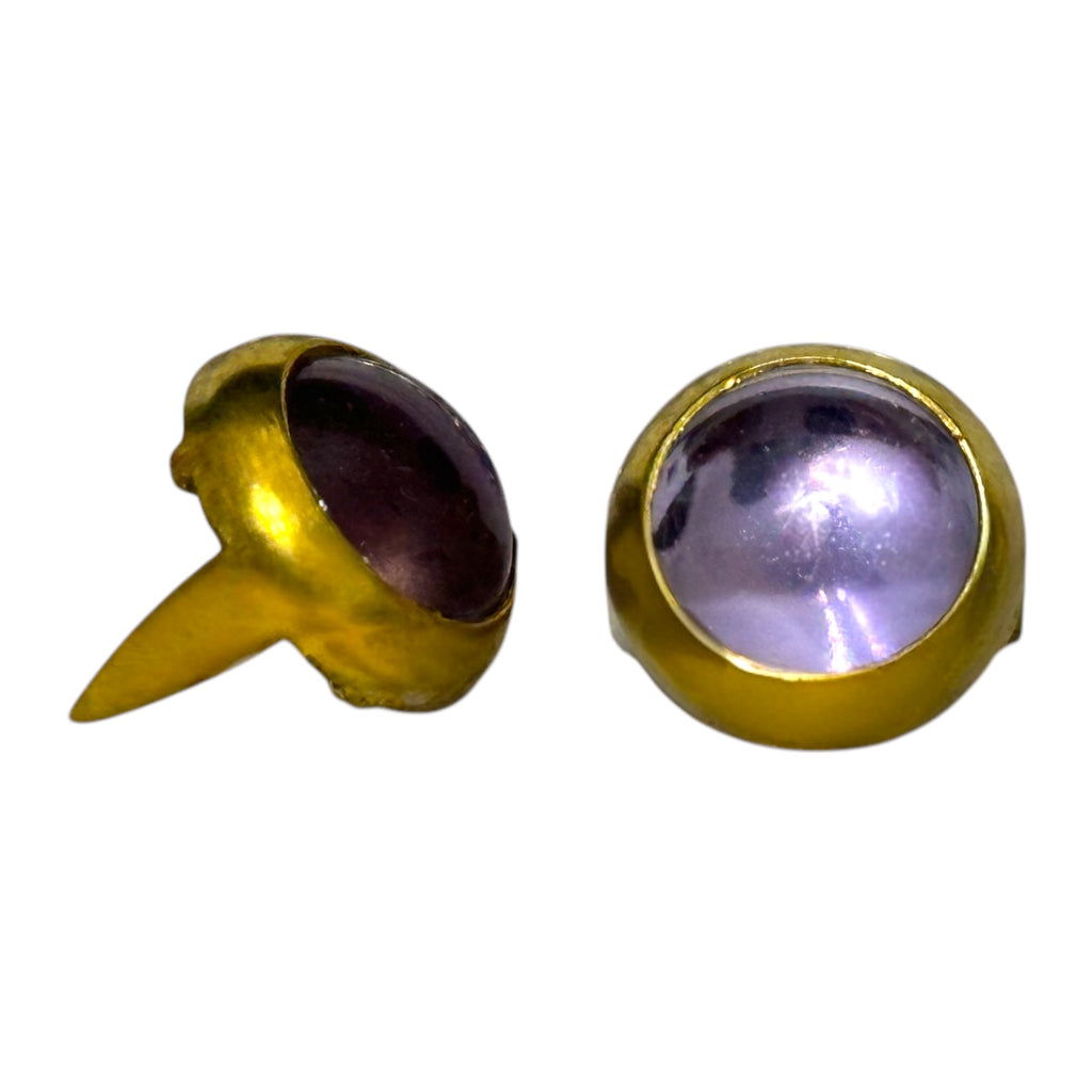 Light Purple Mounted Cabochons 11mm - Bling in the Ring