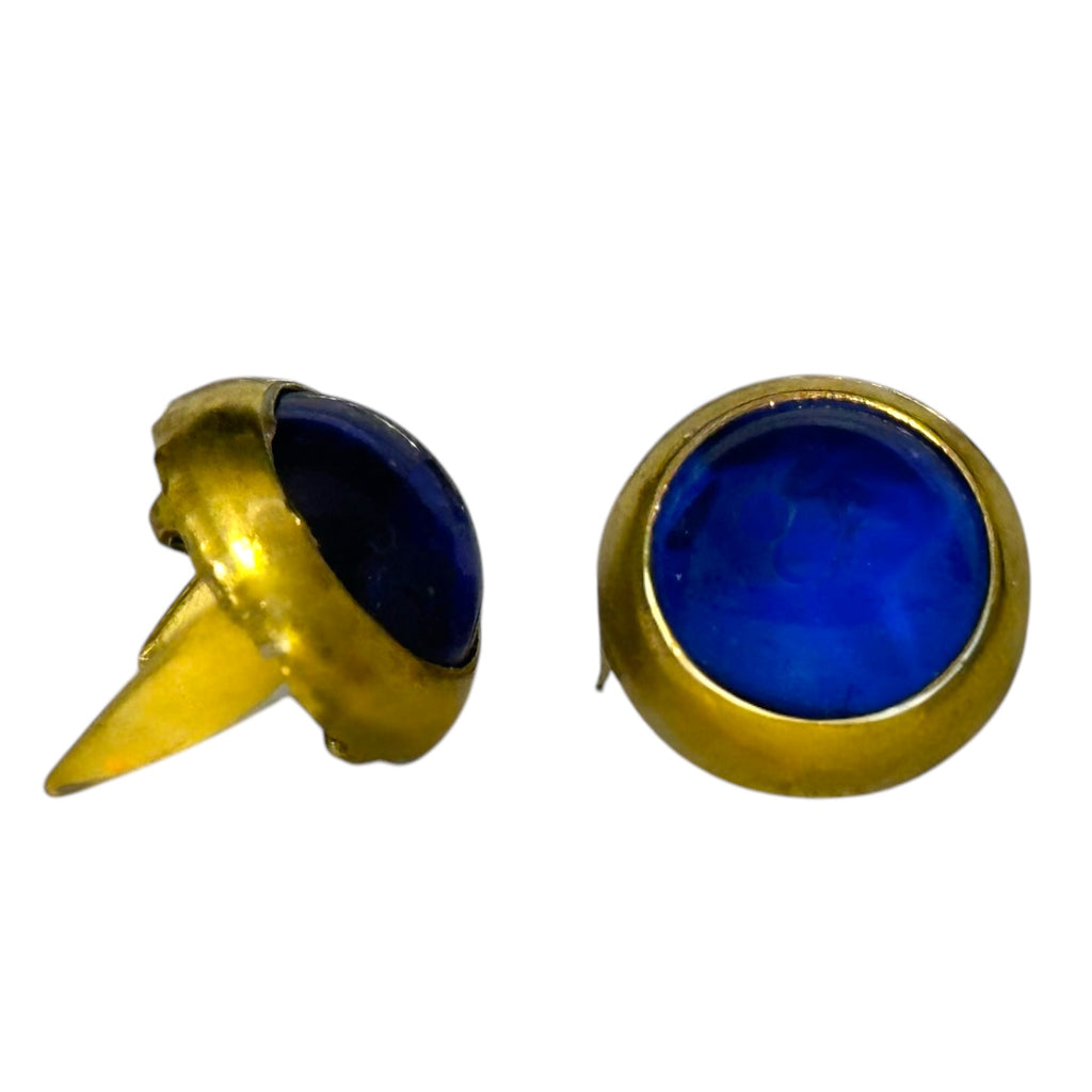 Blue Mounted Cabochons 11mm - Bling in the Ring
