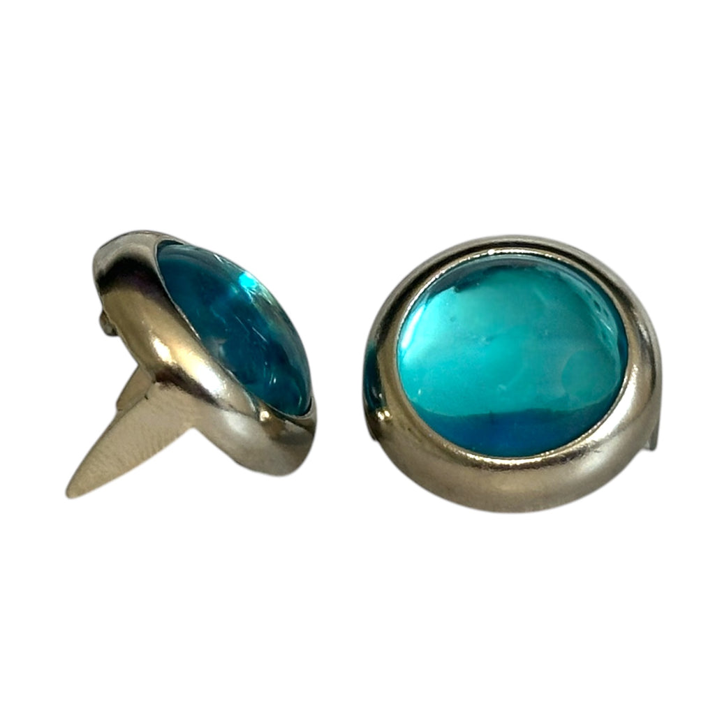 Teal Mounted Cabochon 13mm - Bling in the Ring
