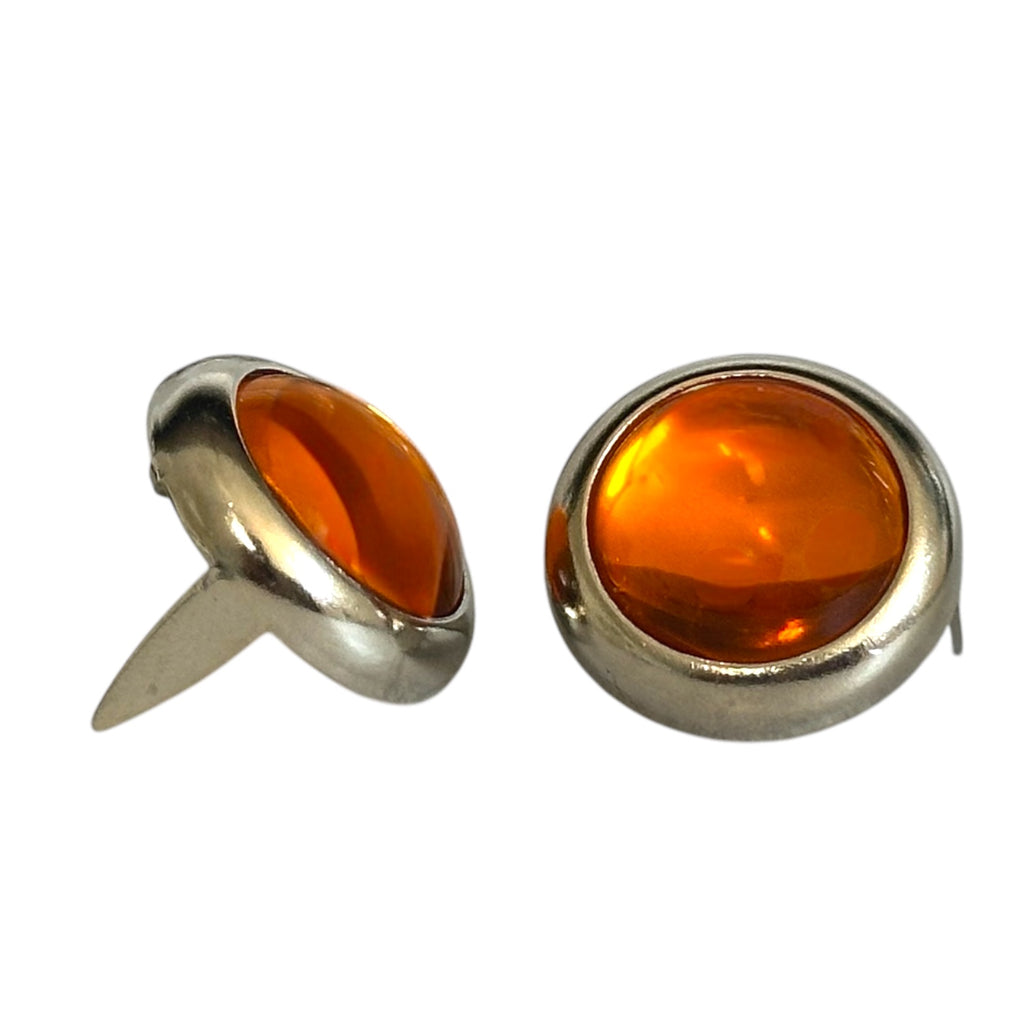 Orange Mounted Cabochon 13mm - Bling in the Ring