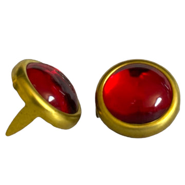 Red Mounted Cabochon 15mm - Bling in the Ring