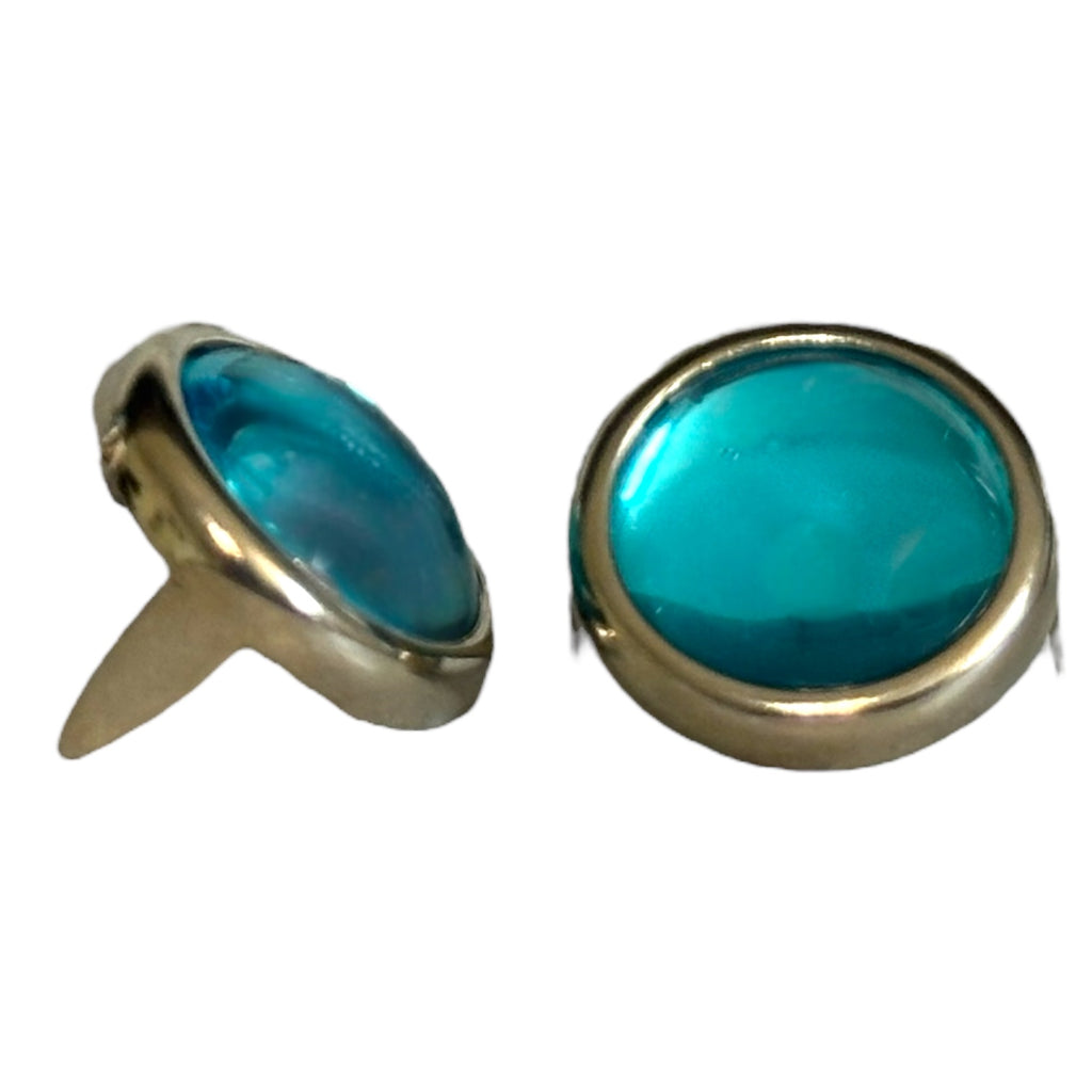 Teal Mounted Cabochon 15mm - Bling in the Ring