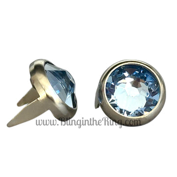 SS40 Preset Crystal – Light Sapphire (9mm) - Bling in the Ring