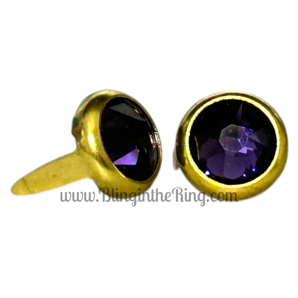 SS34 Preset Crystal – Purple Velvet (7mm) - Bling in the Ring