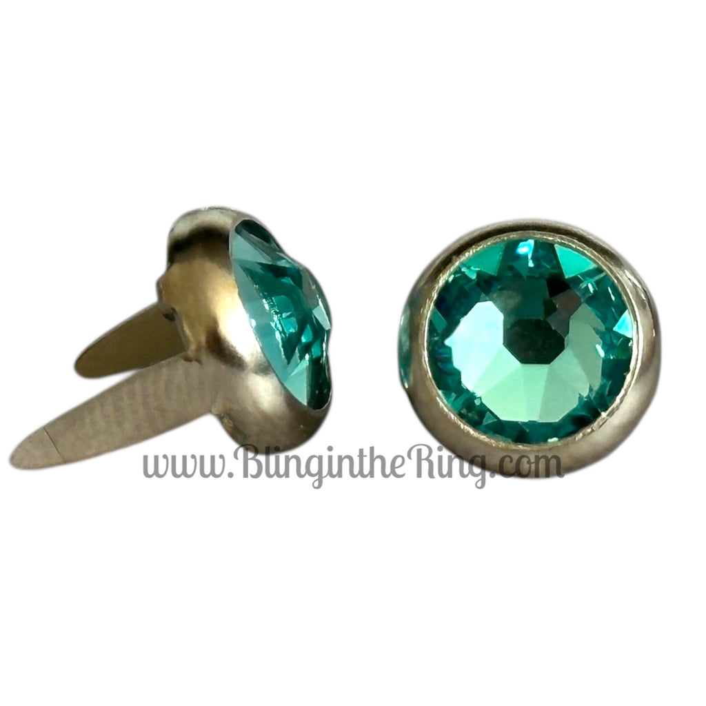 SS34 Preset Crystal – Light Turquoise (7mm) - Bling in the Ring