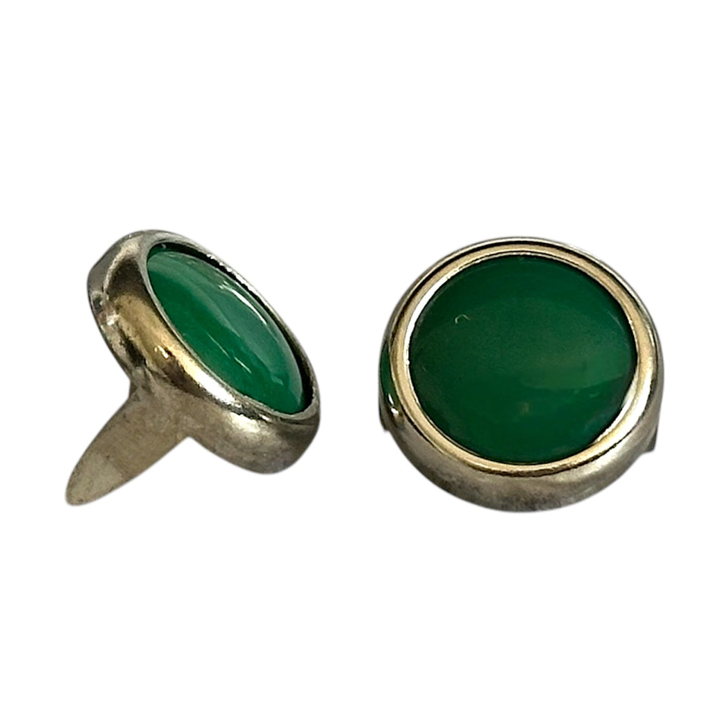 Jade Mounted Gemocite Stone 11mm - Bling in the Ring