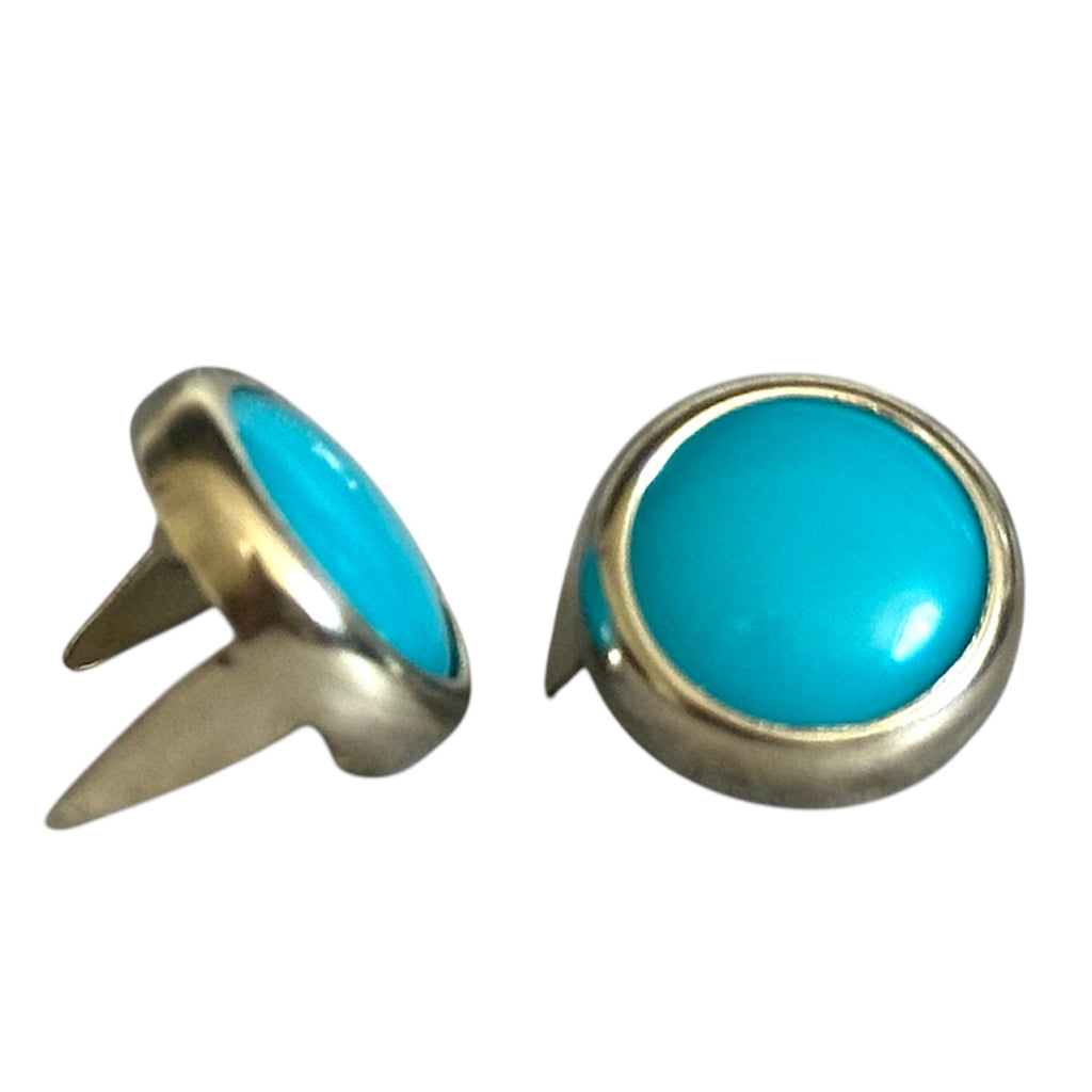 Turquoise Mounted Gemocite Stone 11mm - Bling in the Ring
