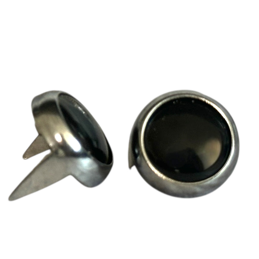 Black Mounted Gemocite Stone 11mm - Bling in the Ring