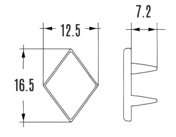 diamond spot brass 1/2' and 5/8 " diagram