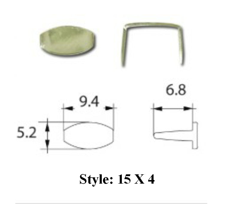 rivet staple 15 x 4