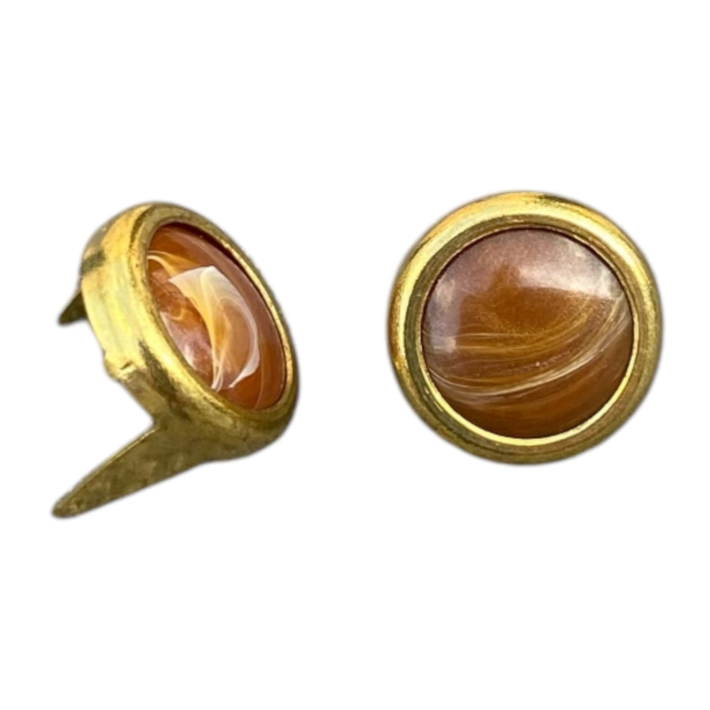 Tiger Eye Mounted Variegated Gems 11mm - Bling in the Ring